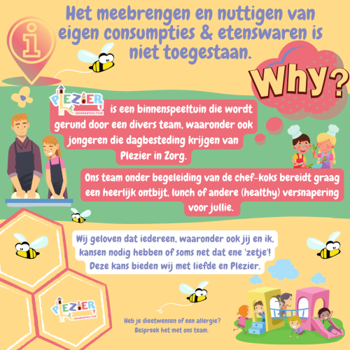 Geen eigen consumpties 2022 bij Indoorspeeltuin Plezier Geen eigen consumpties | Kom je spelen met kinderen bij Binnenspeeltuin Indoorspeeltuin Plezier